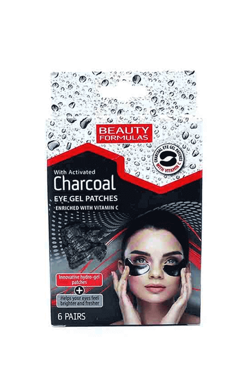 Beauty Formulas With Activated Charcoal Eye Gel Patches 6 Pairs