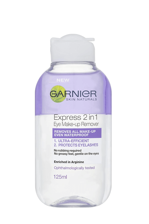 Garnier Skinactive Express 2 in 1 Eye Make-Up Remover 125ml