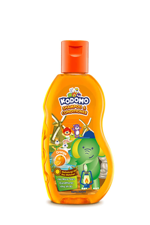 Kodomo Shampoo & Conditioner 200ml – Orange