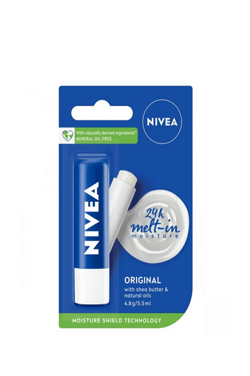 Nivea Original Care Long Lasting Moisture Caring Lip Balm 5.5ml