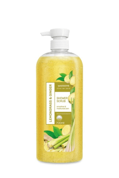 Watsons Lemongrass & Ginger Shower Scrub 700ml